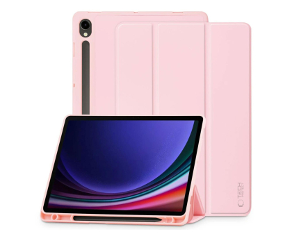 Etui do tableta TECH-PROTECT SmartCase Pen do Galaxy Tab S10 FE / Galaxy Tab S9 FE różowy 9319456607406